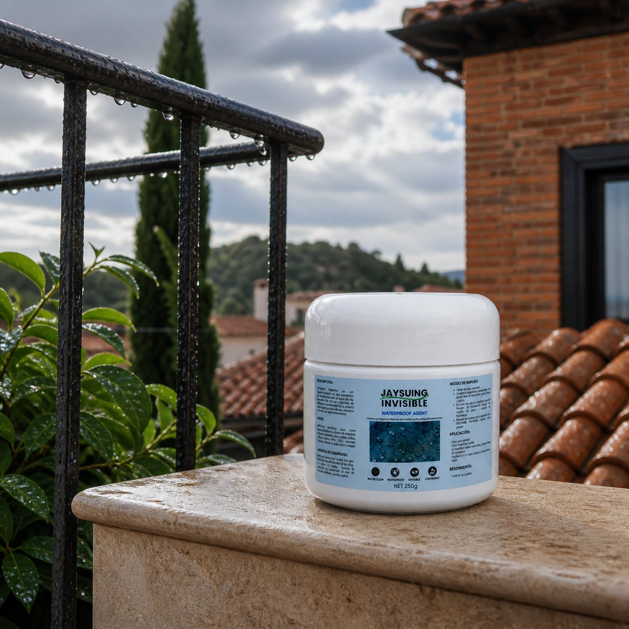 Hidrolock en una terraza